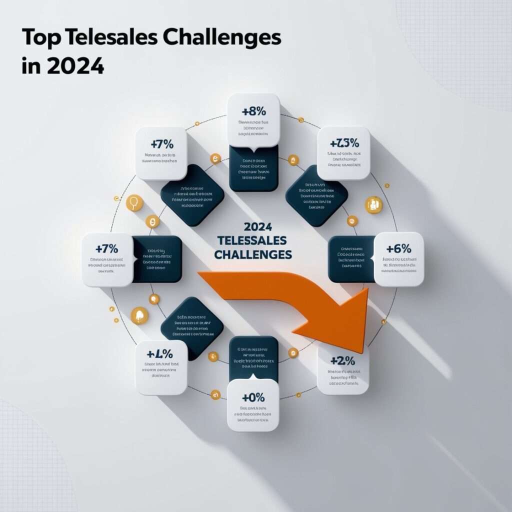 Top Telesales Challenges in 2024 and How to Overcome Them